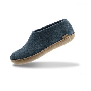 Glerups 100% Wool slipper Shoes Men's 44 / 10.5 Leather Sole